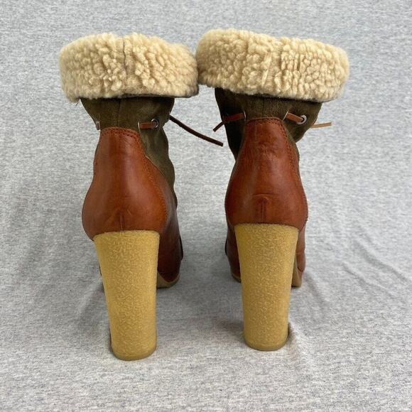 Rockport Booties Womens 8.5 Courtlyn Duck Upper Leather Adiprene Lined Roll Down - Picture 14 of 16